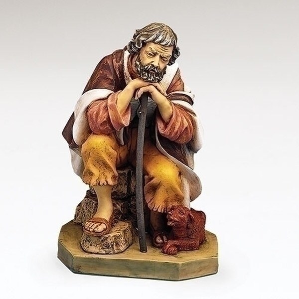 Abraham Statue For Nativity Set by Fontanini Reverence to the birth of Jesus